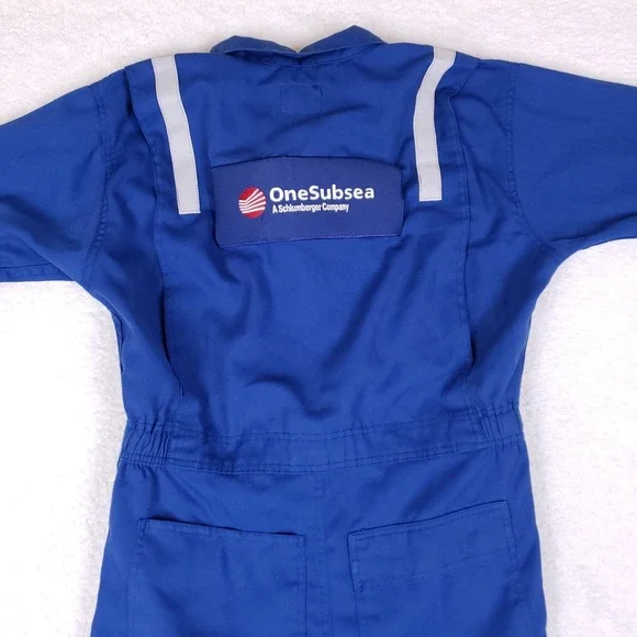 Red Wing FR Coveralls Men 36S Blue Reflective OneSubsea Workwear Flame Resistant - Picture 12 of 12